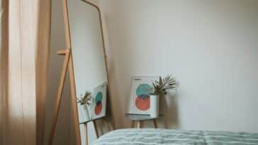 Miroire dans une chambre